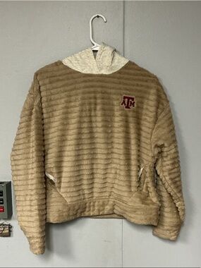 Rivalry Threads Texas A&M Tan Fleece Hoodie with Cream Hood